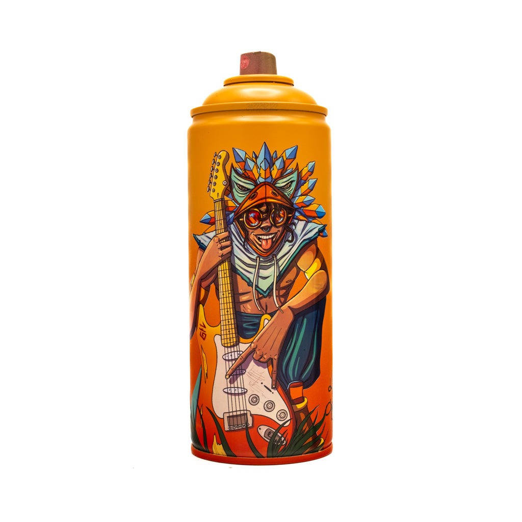 "Troubadore Gilberto" Custom Printed Spray Can