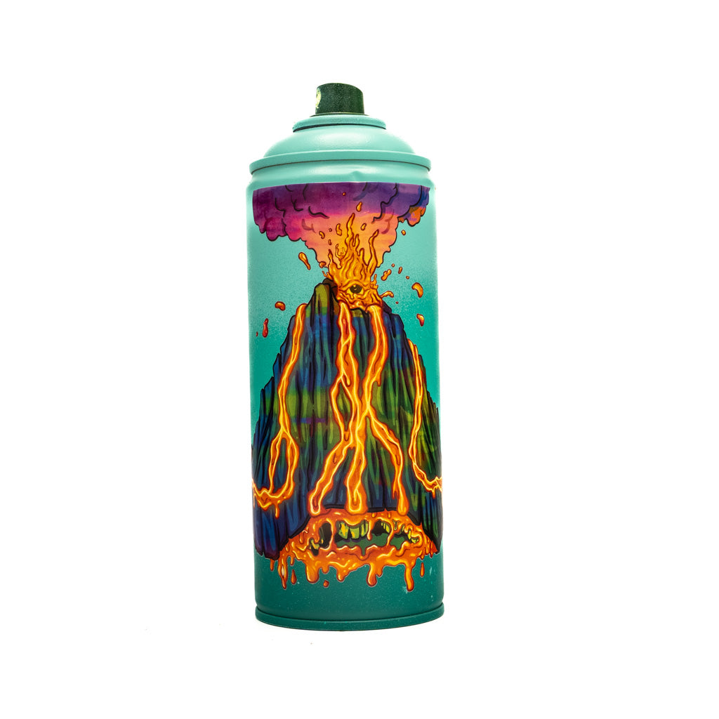 "Volcanic Watcher" Custom Printed Spray Can