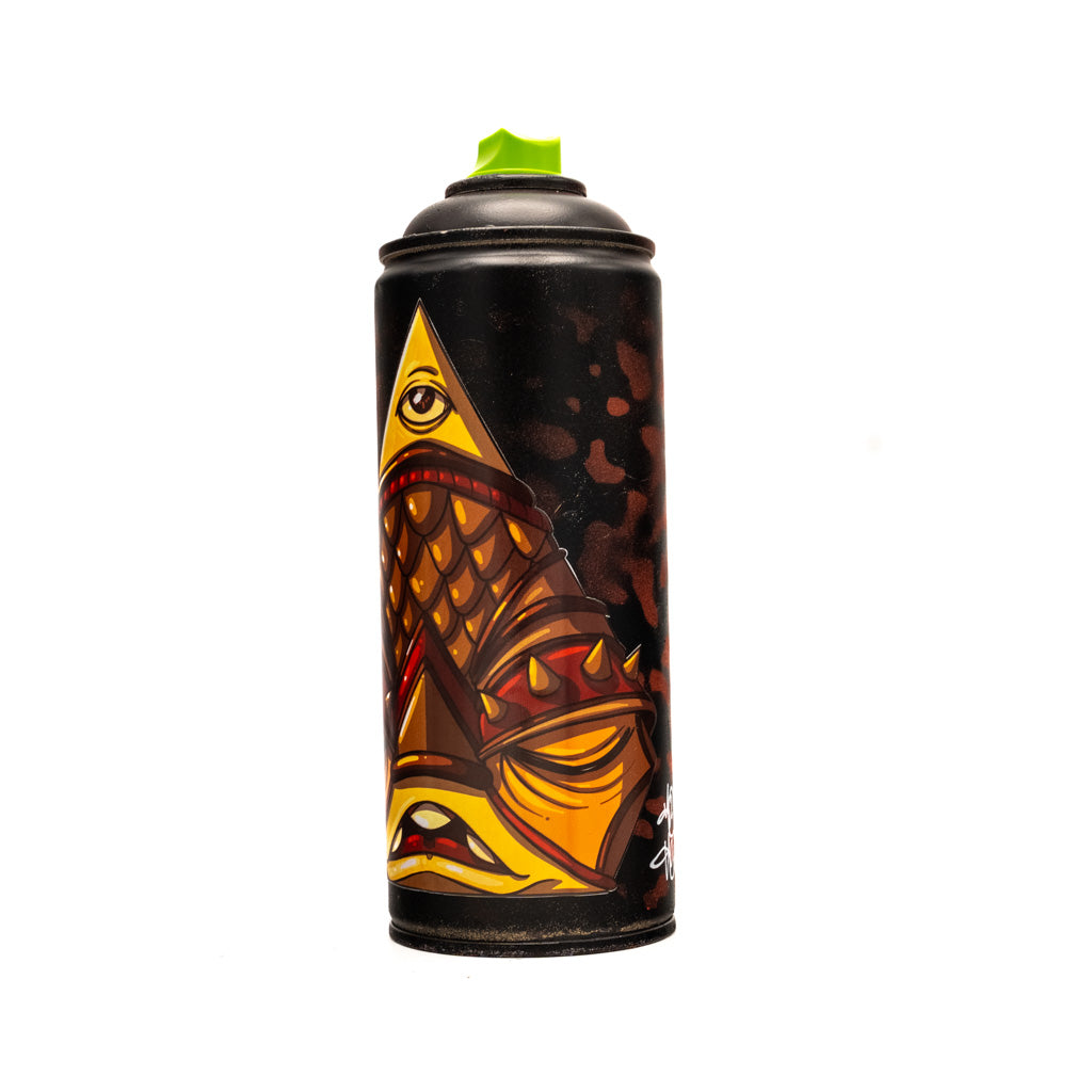 "Armored Watcher" Custom Printed Spray Can