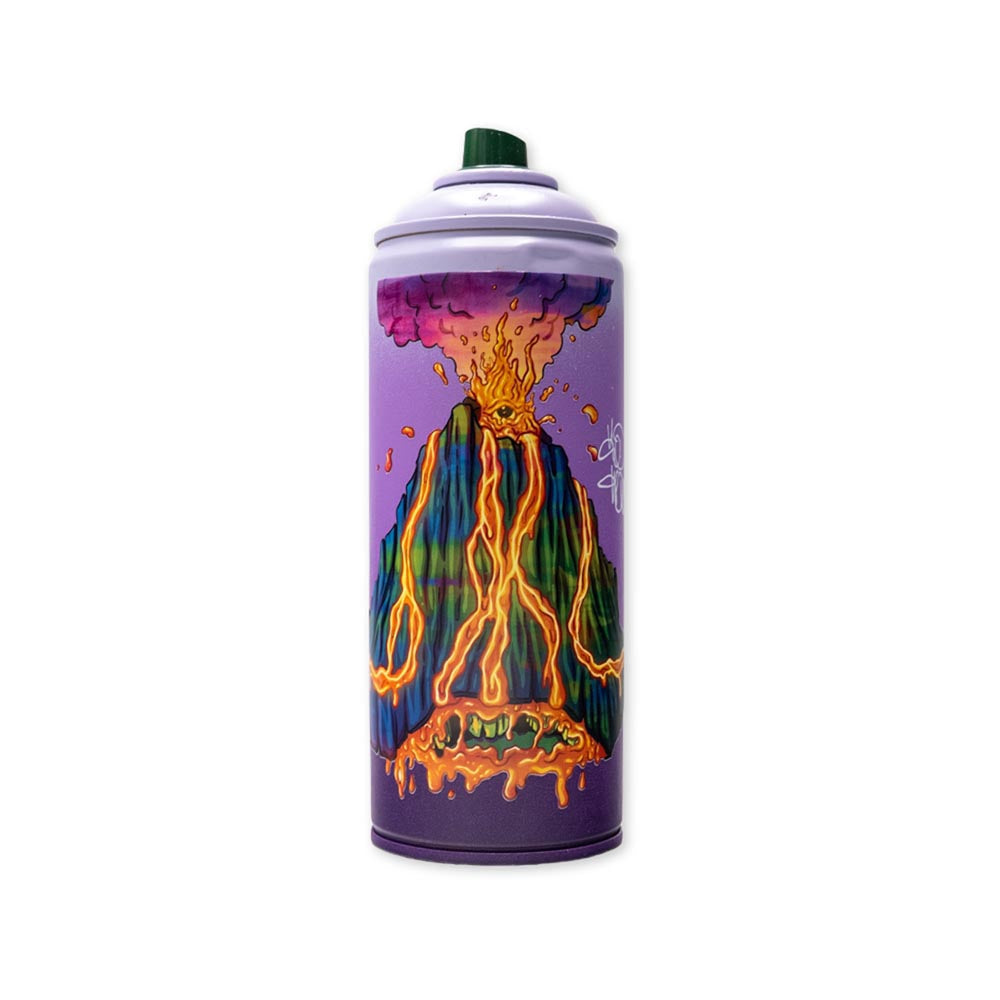 "Volcanic Watcher" Custom Printed Spray Can