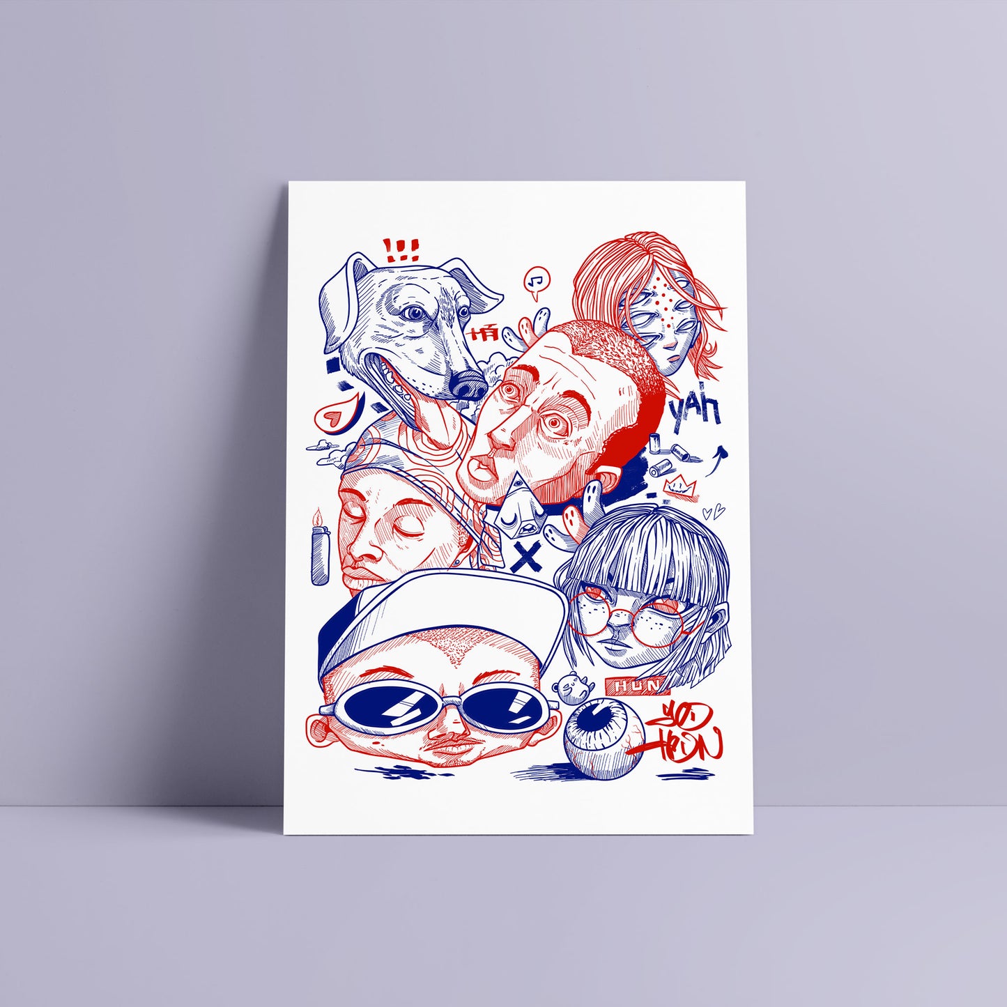 "Spilling Out" Print