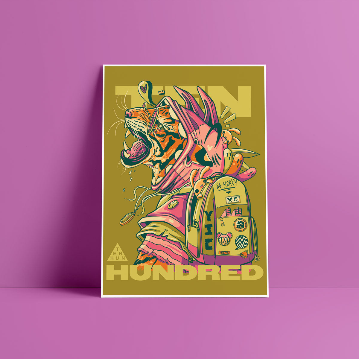 "Tiger Pack" Print