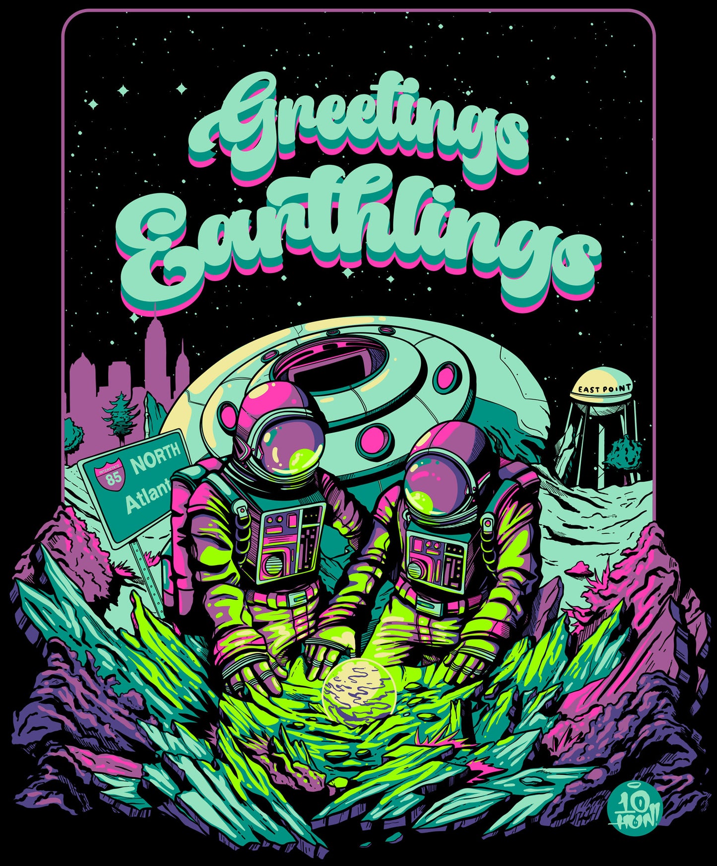"Greetings Earthlings" - T Shirt