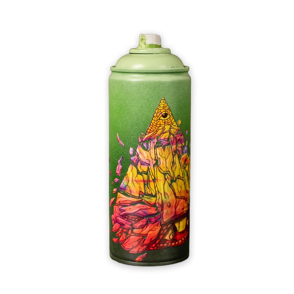 "Shattered Watcher" Custom Printed Spray Can