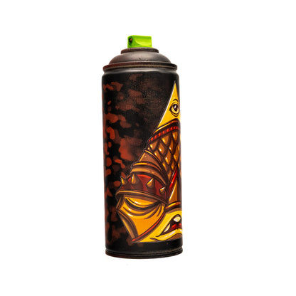 "Armored Watcher" Custom Printed Spray Can