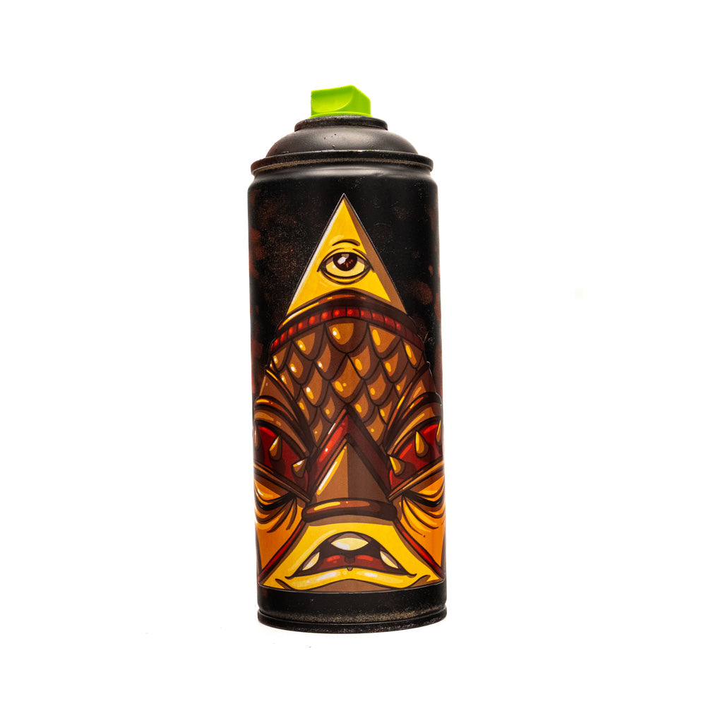"Armored Watcher" Custom Printed Spray Can