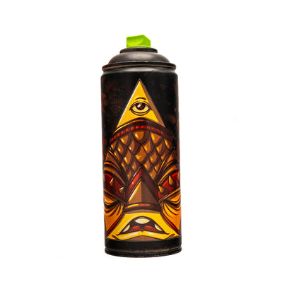 "Armored Watcher" Custom Printed Spray Can