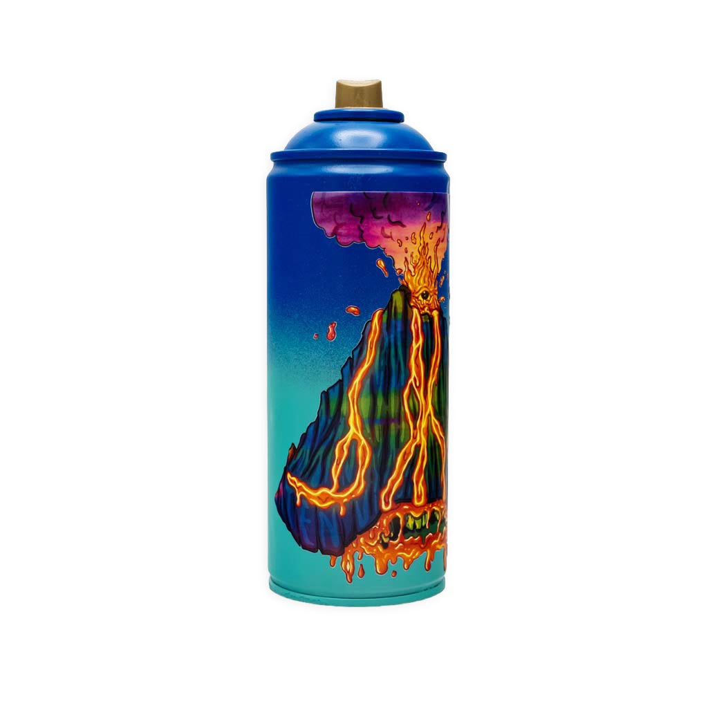 "Volcanic Watcher" Custom Printed Spray Can