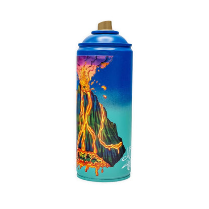 "Volcanic Watcher" Custom Printed Spray Can