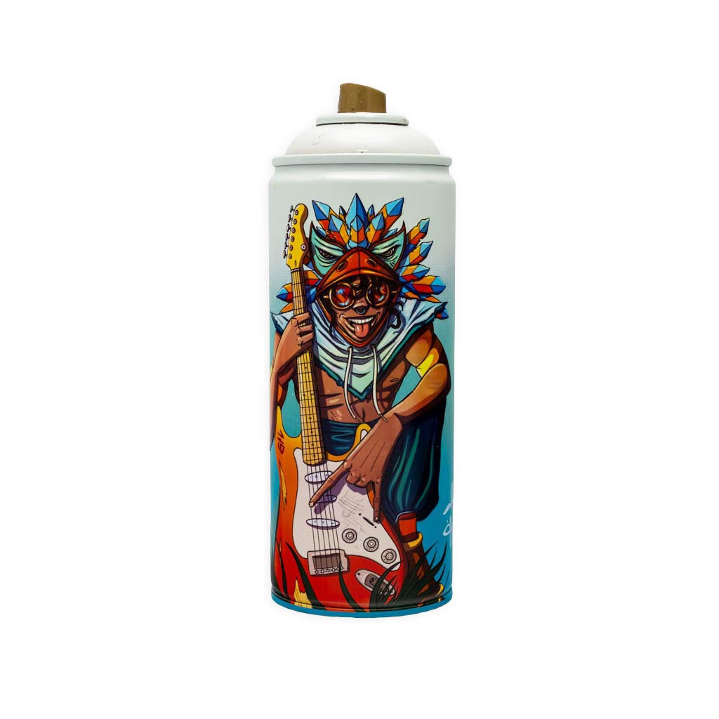 "Troubadore Gilberto" Custom Printed Spray Can