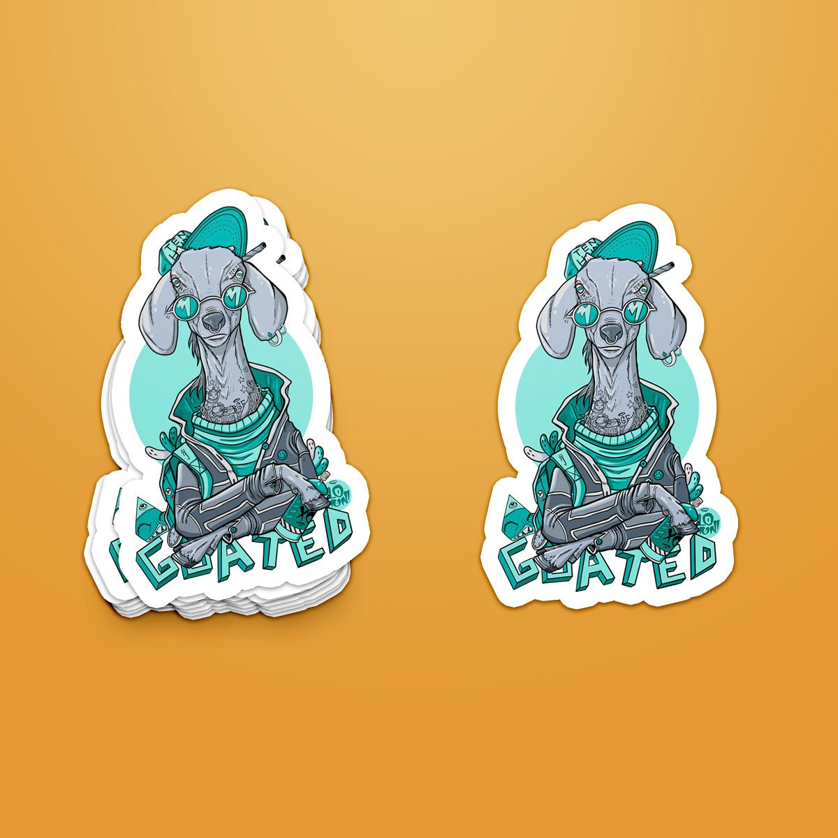 Goated - Die Cut Sticker - 2