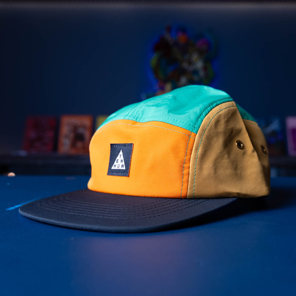 "Logo Patch Teal/Orange" Hat