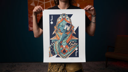 16" x 20" Playing Card Giclee Prints