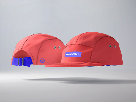 "Coral Runner" 5 Panel Hat