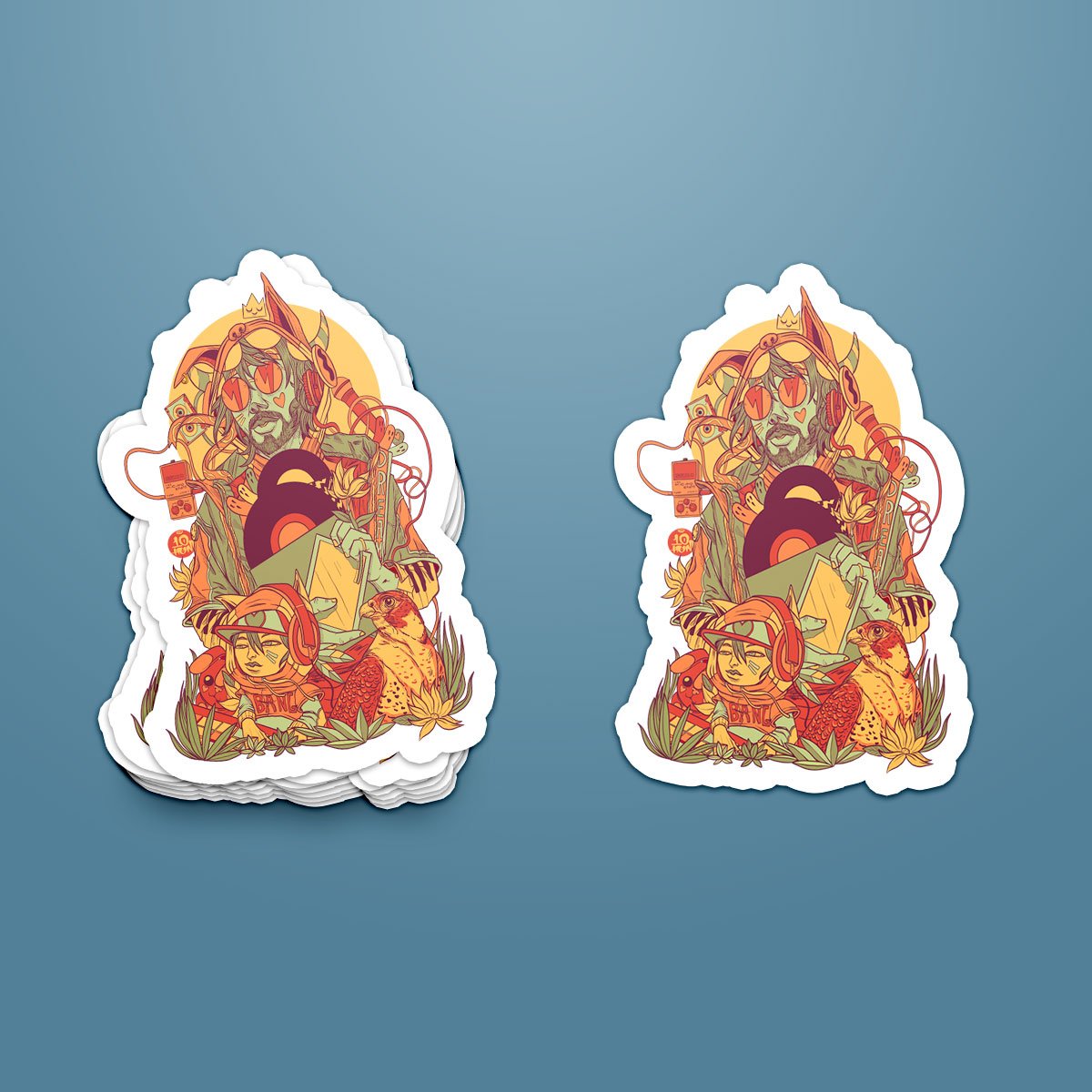 Music Man - Die Cut Sticker - 4