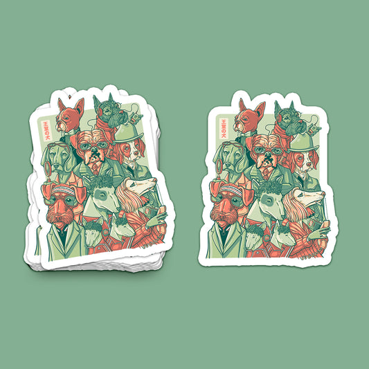 Royal Tenendogs- Die Cut Sticker- 4" x 3"