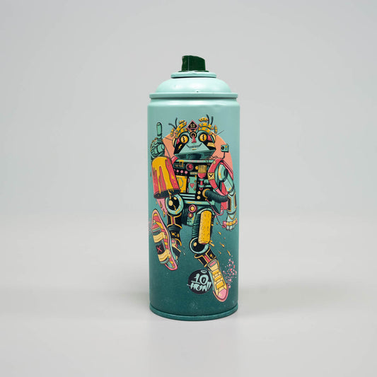 "Paint Bot" Custom Printed Spray Can