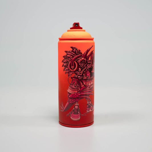"Redwing" Custom Printed Spray Can