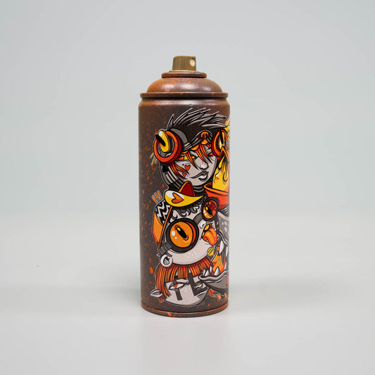 "Noggins Redux" Custom Printed Spray Can