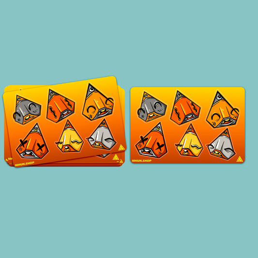 Watcher Sticker Sheet- Die Cut Sticker- 6" x 4"