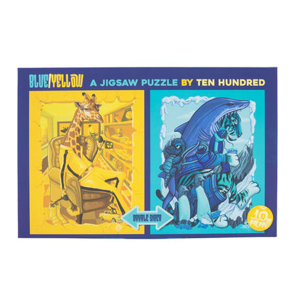 Blue/Yellow Jigsaw Puzzle