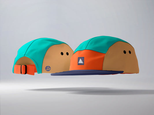 "Logo Patch Teal/Orange" Hat